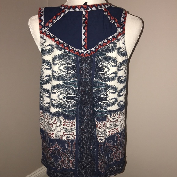 Lucky brand shirt top embroidered new NWT small - Picture 6 of 9